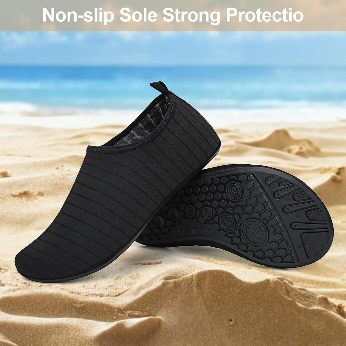 Water Shoes for Womens Mens Barefoot Aqua Yoga Socks for Pool Beach Surf Walking Water Park Boating Sports Water Shoes