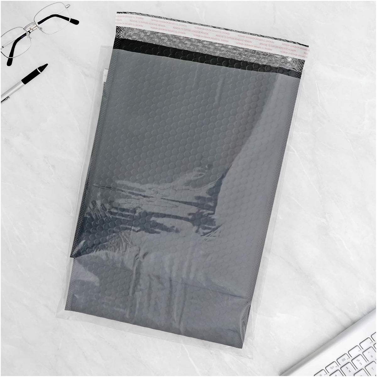 12 x 16 inch, 2 Mil Flat Open Clear Poly Bags (Pack of 100)