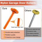 12 Pack 2" Nylon Garage Door Rollers, 4" Nylon Layer Stem