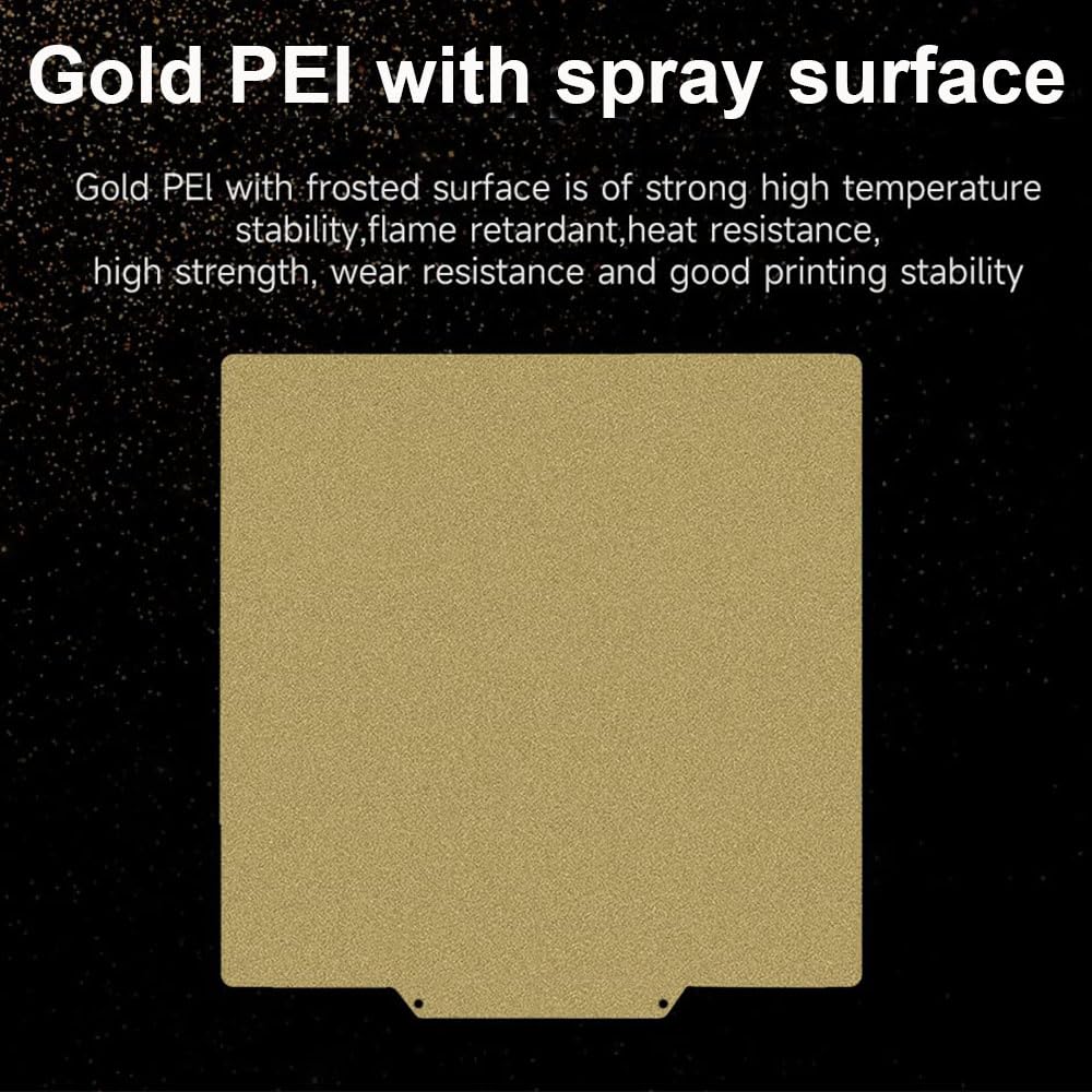 PEI Sheet 230X230mm Flexible Spring Steel Build Plate Double Sided Textured Bed for Anycubic Kobra 2/Kobra 2