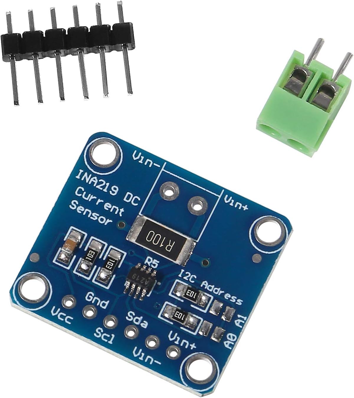 4Pcs INA219 I2C Bi-Directional DC Current Power Supply Sensor Breakout Board Module I2C IIC Interface