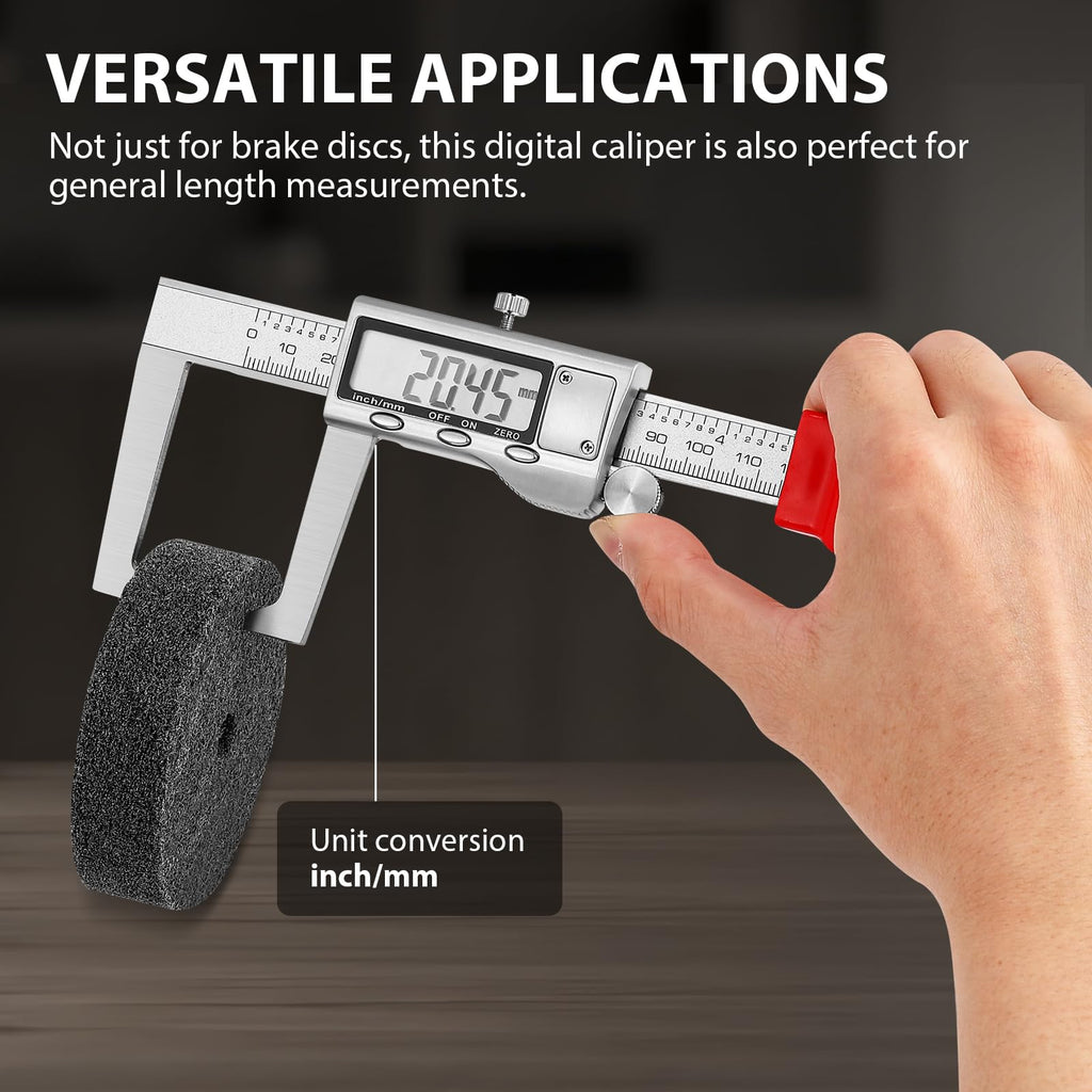 Mxmoonfree 6 inch Digital Brake Disc Caliper, 0.002" High Precision