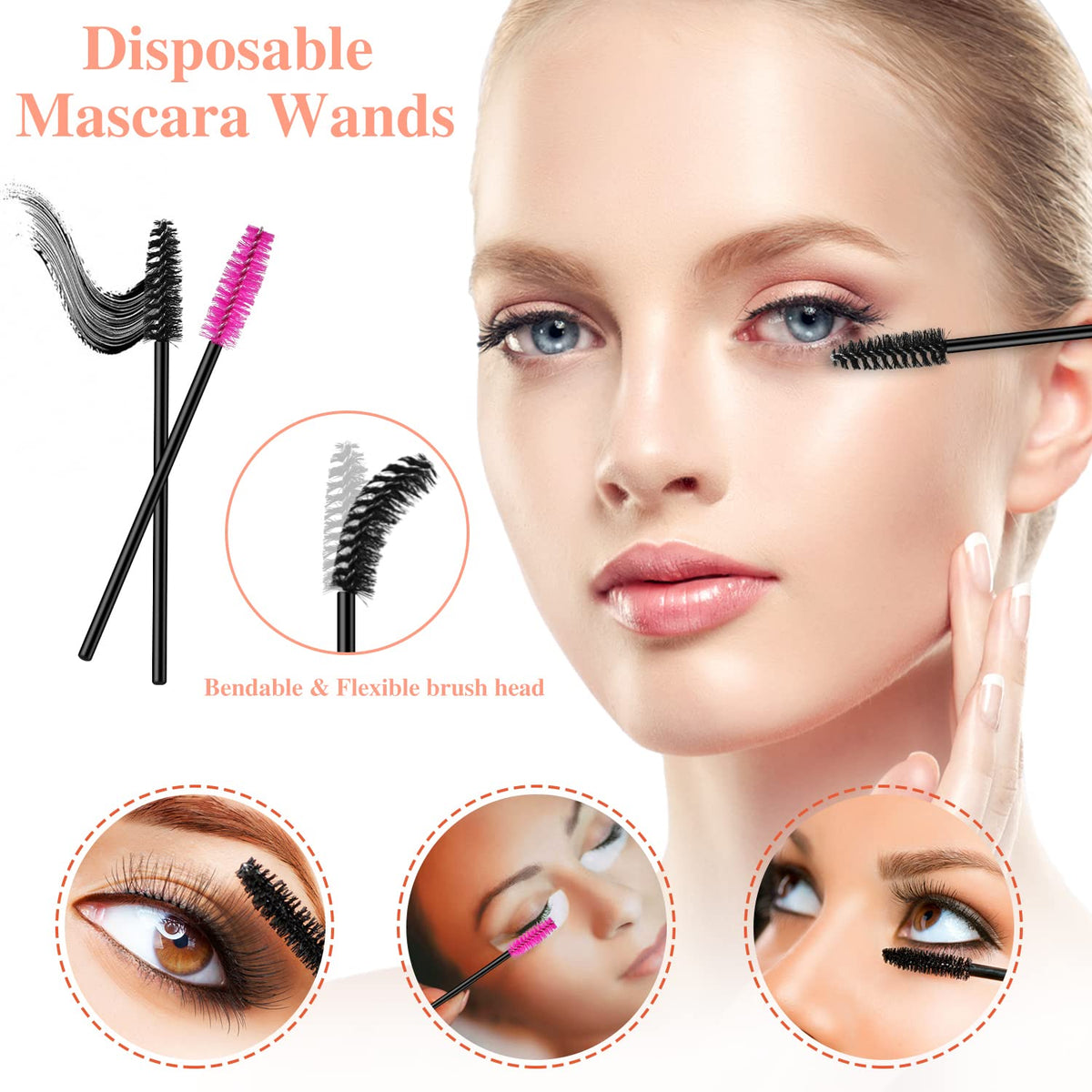 270 PCS Disposable Makeup Applicators Tools Kit