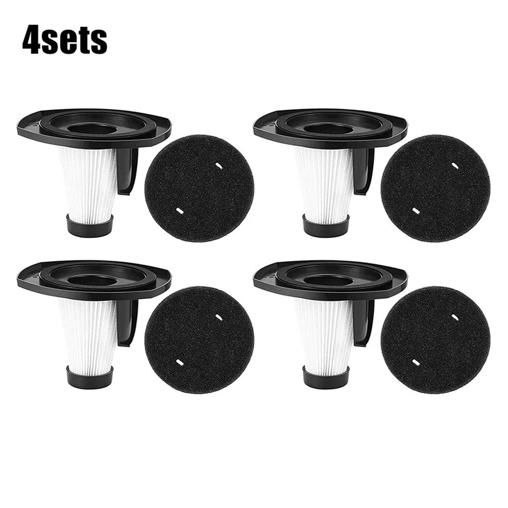 UACIKAD 4 Piece Filter, Sponge Filter, Compatible with Moosoo LT450. Vacuum Filter HEPA Replacement Vacuum Cleaner Parts.