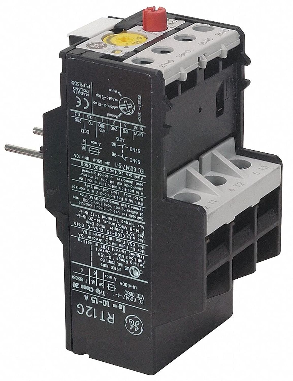 ABB EF65-70 Overload Relay,54 to 65A,Class 20,3P