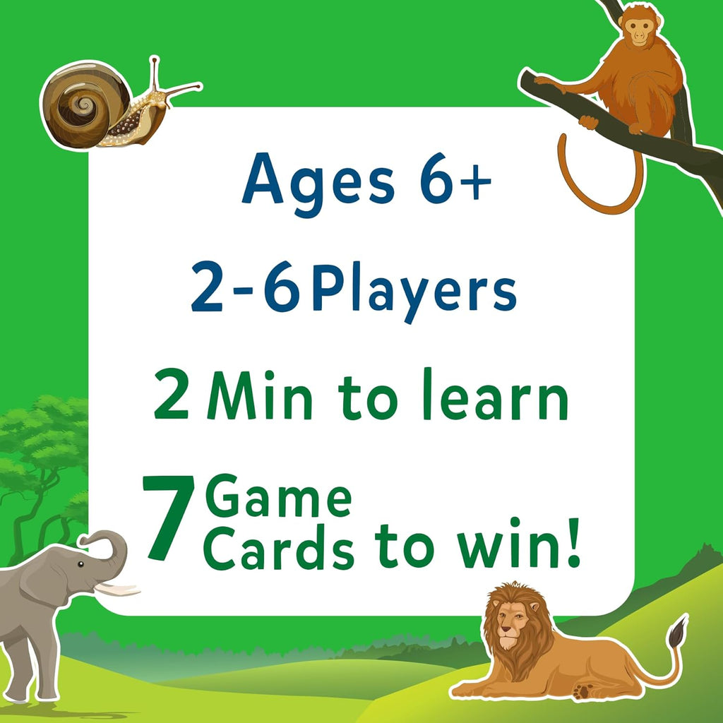Guess in 10 Animal Planet, Card Game, Perfect for Boys, Girls, Kids, Teens, Adults Who Love Animals, Trivia Games