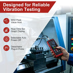 Digital Vibration Meter, 3-in-1, 3 Probes, ISO 10816