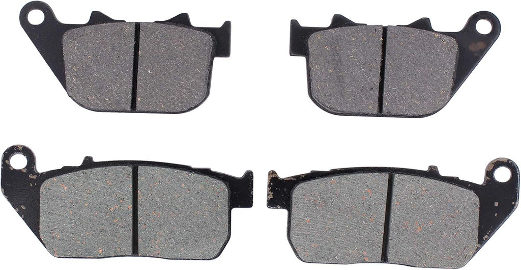 MOTOKU Front and Rear Brake Pads for Sportster 883 SuperLow Custom