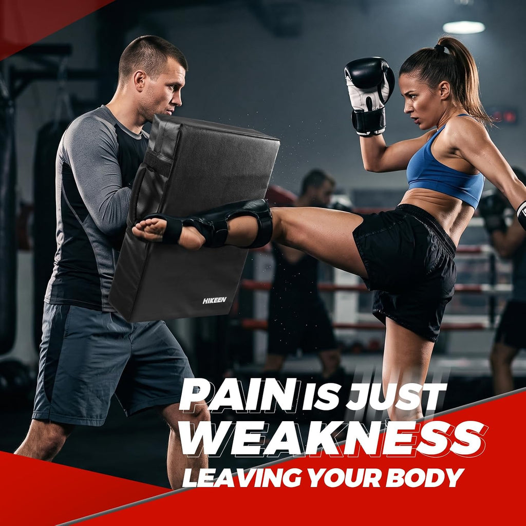 Blocking Kick Shield Muay Thai Pads, Denser Softer Foam Kick Boxing Pads for MMA, Martial Arts, Karate, Taekwondo