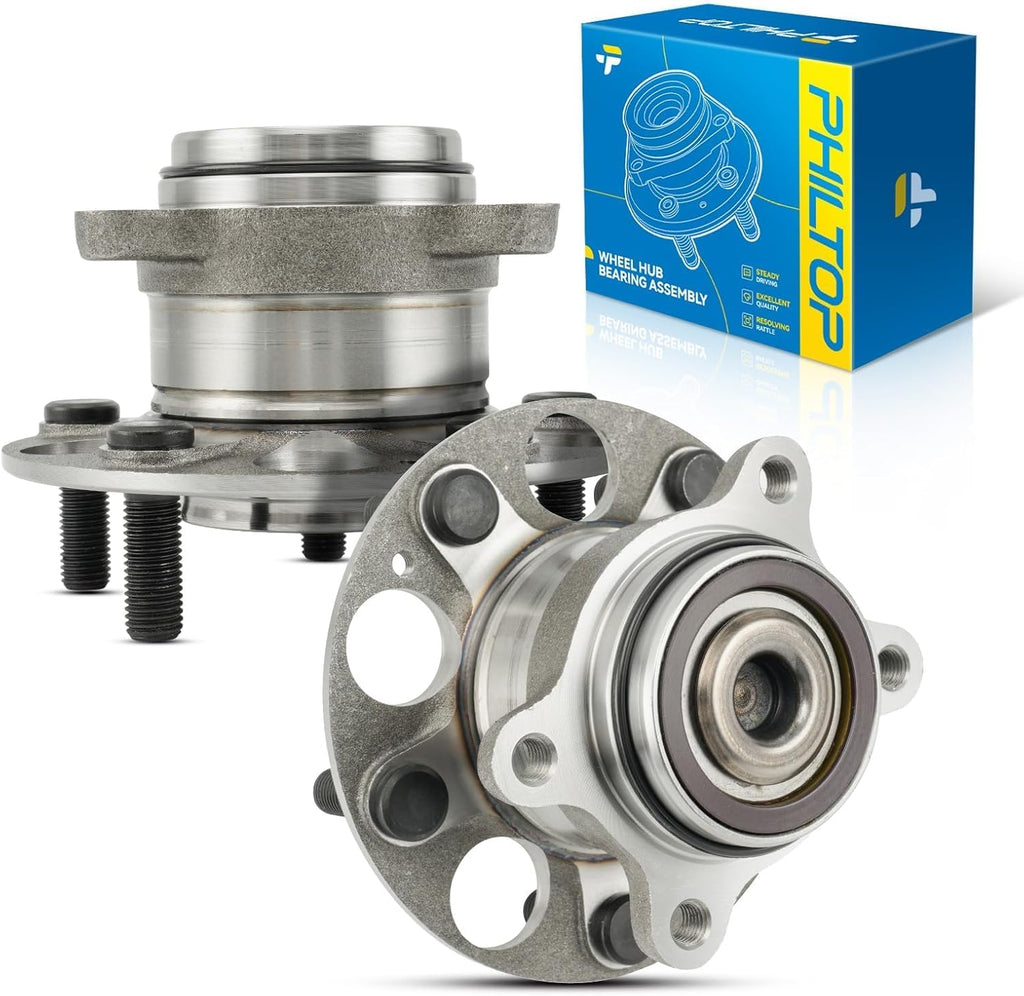 PHILTOP 512502 x2 Rear Wheel Bearing Hub Assembly for Honda Civic