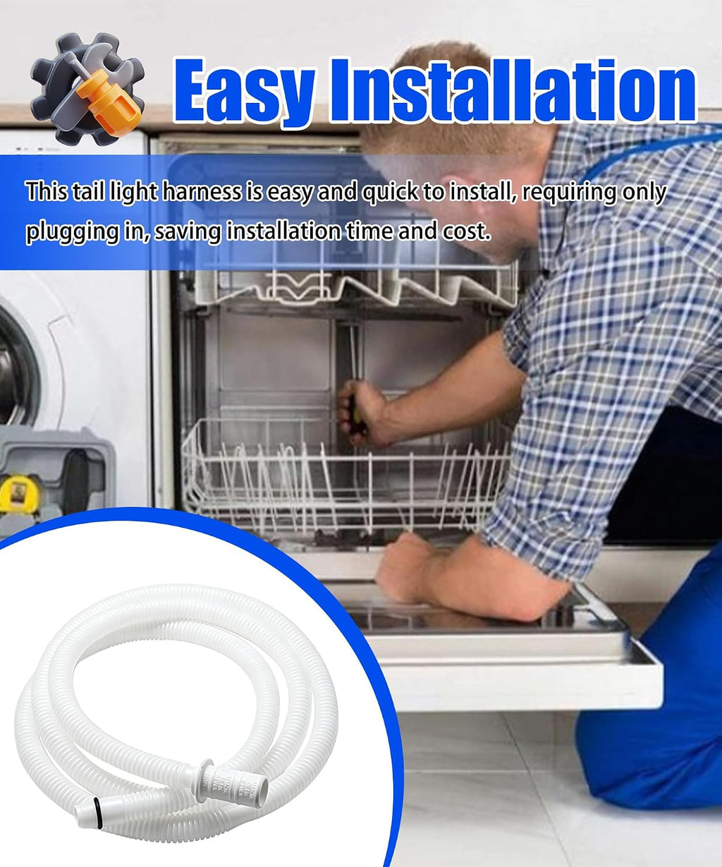 00744881 Dishwasher Drain Hose Extension Fits for Bosch