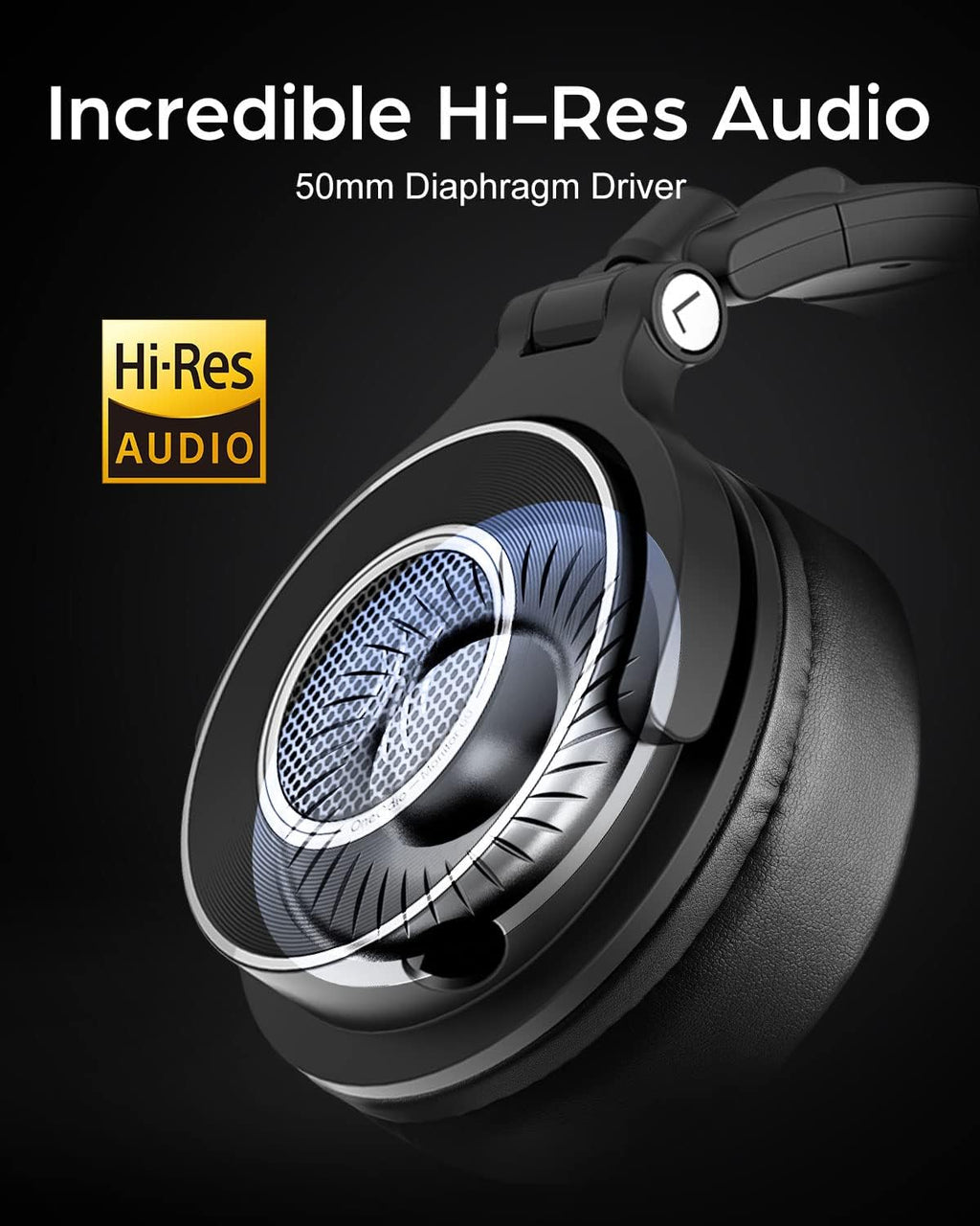 Monitor 60 Professional Studio Headphones for Recording and Mixing | Hi-Res wired monitoring with soft earmuffs and