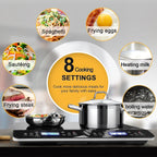 LCD Portable Double Induction Cooktop 1800W Countertop Burner 9620LS