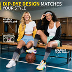 Gradient Calf Compression Sleeves, 20-30 mmHg Medical Footless Compression Socks for Shin Splints, Leg Fatigue