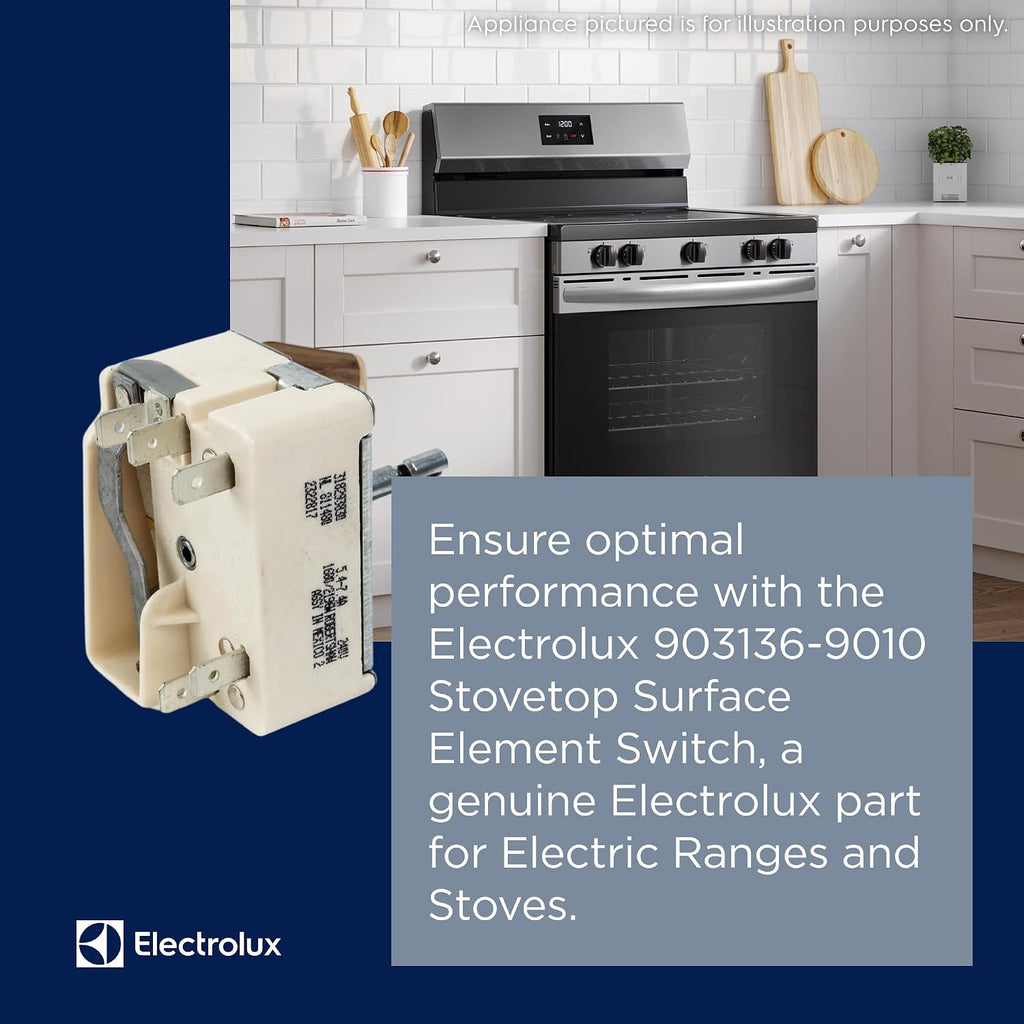Electrolux 903136-9010 Stovetop Element Switch for Electric Ranges