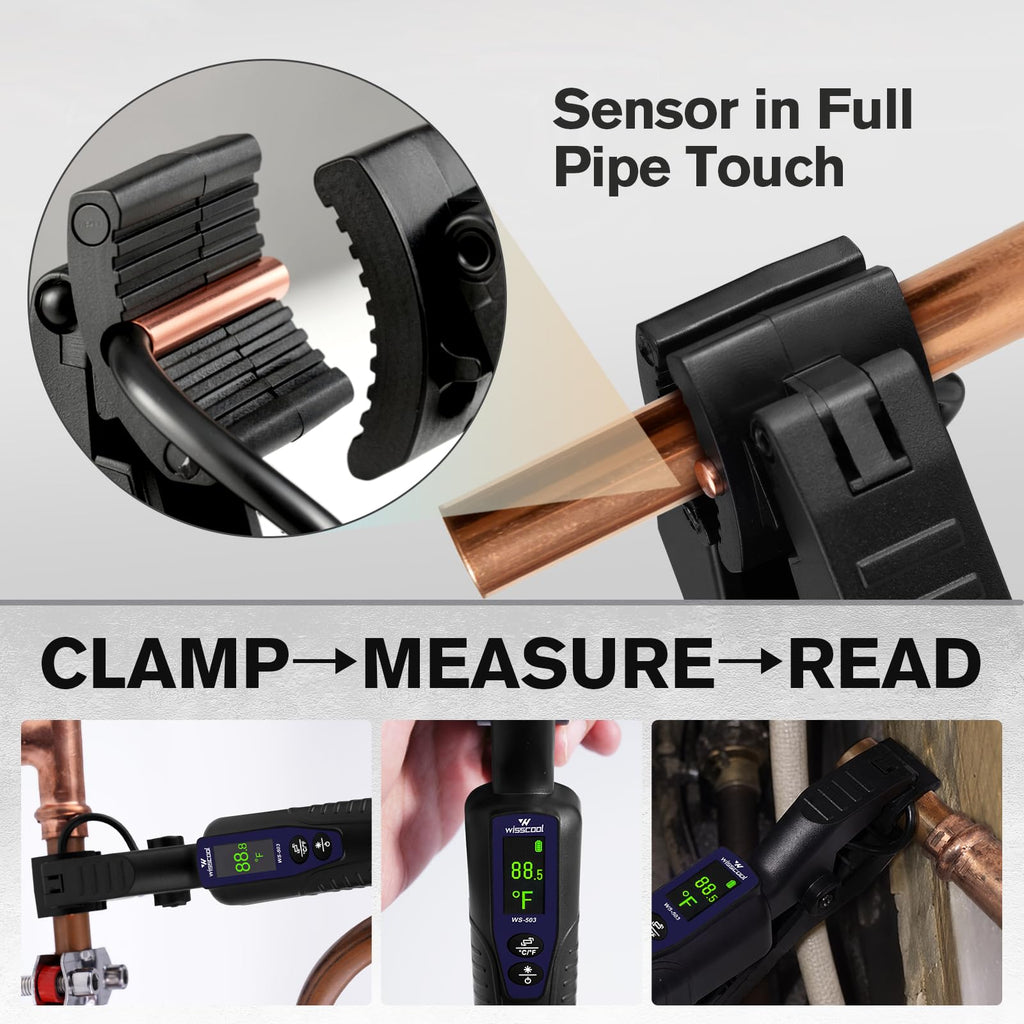 HVAC Temp Clamp On Wireless Temperature Probe