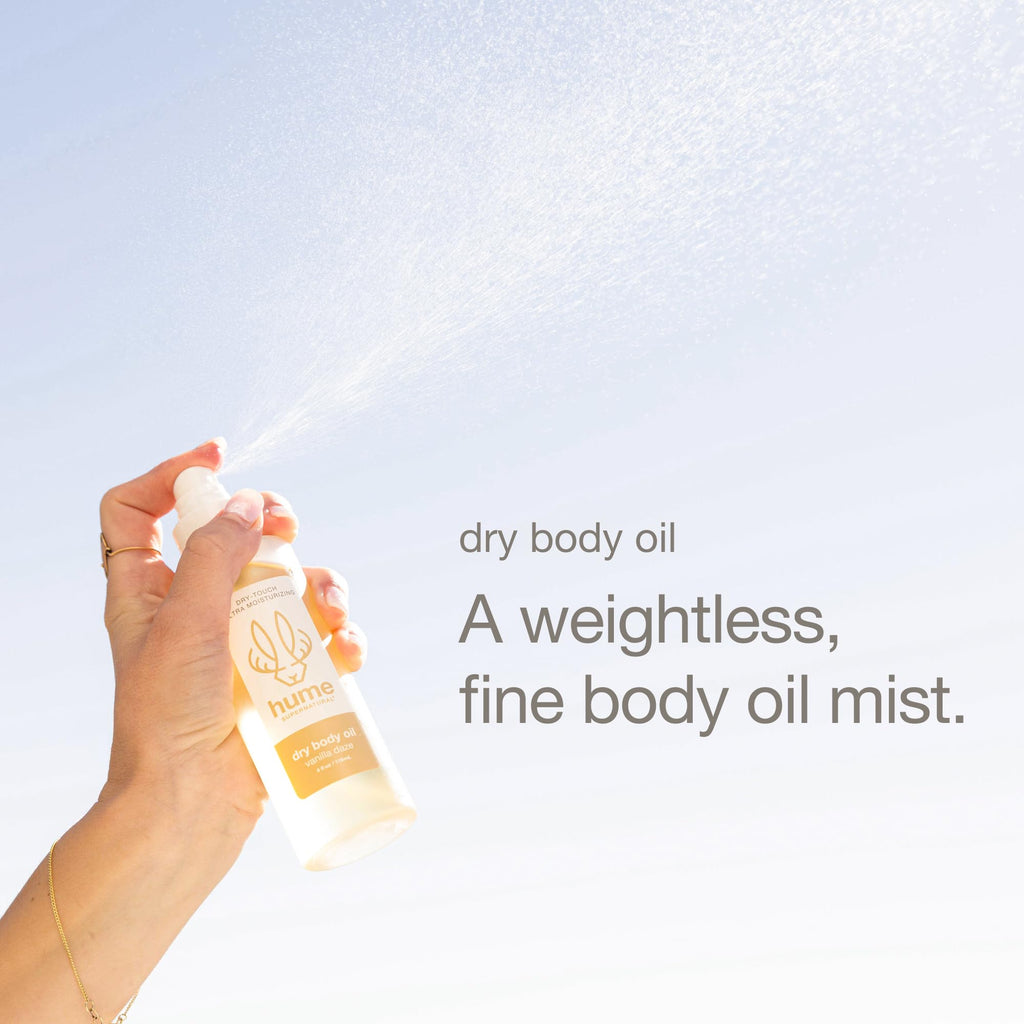 Dry Body Oil Spray, Vanilla Daze, Fast Absorbing,1-Pack
