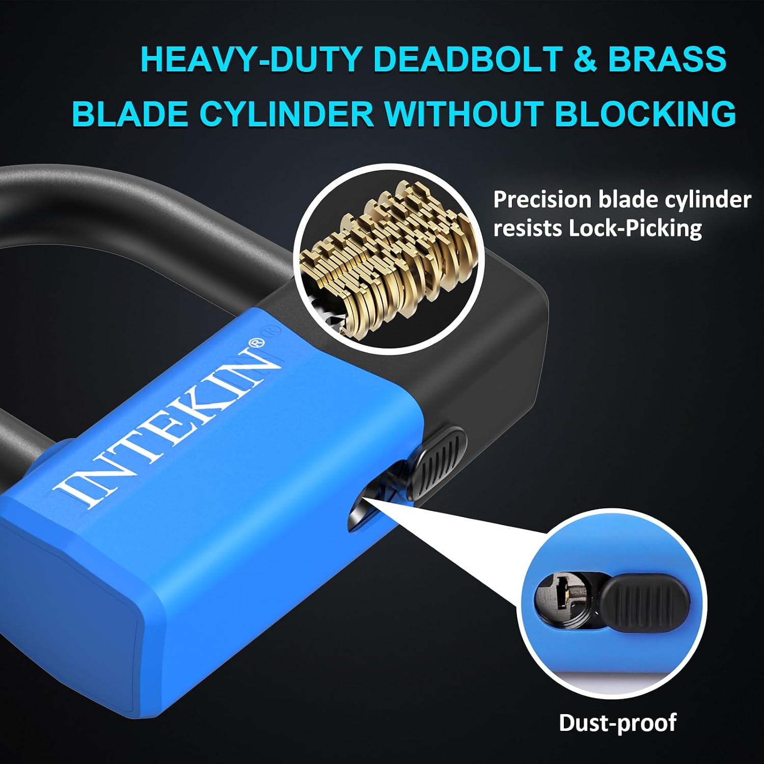 Motorcycle Chain Lock 3.6FT Bike Lock 10mm/0.42inch Thick Security Chain Locks Heavy Duty Bike Lock with