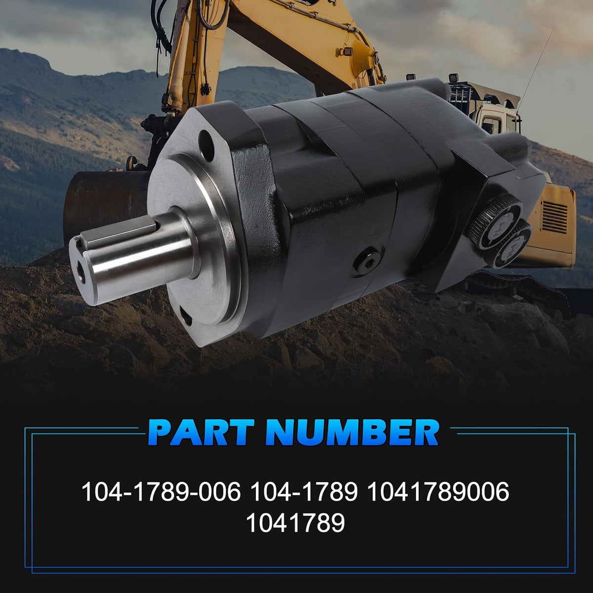 104-1789-006 Hydraulic Motor Replacement for Eaton Char-Lynn 2000 Series