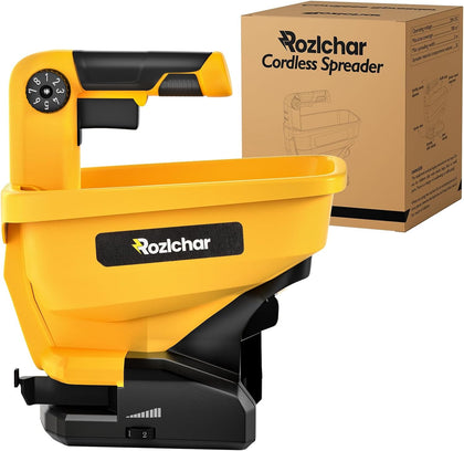 Power Spreader Compatible for Dewalt 20V/60V, Covers 5,000 sq. ft. | Seed spreader, year-round use, tool only