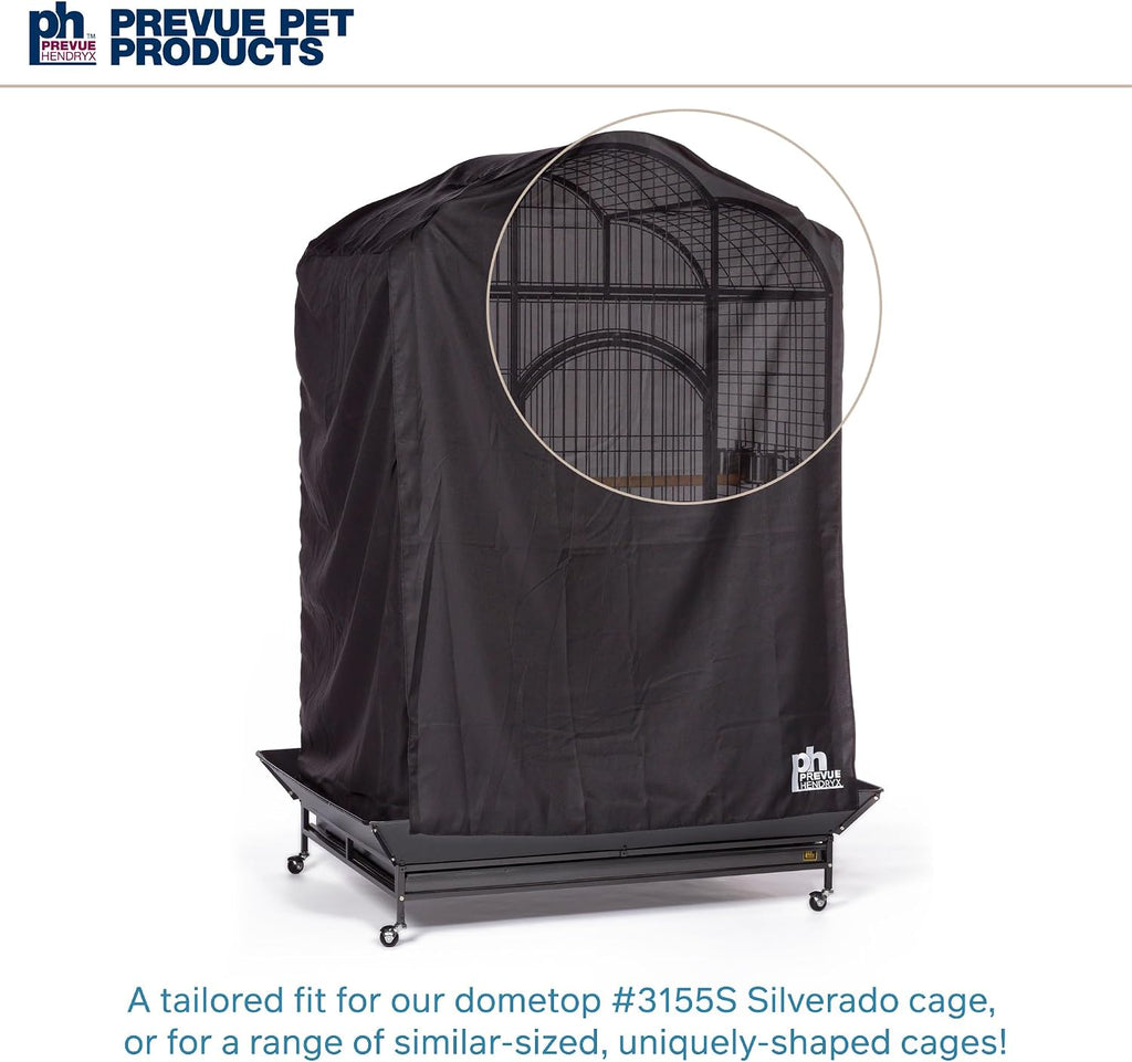 Extra Large Bird Cage Cover - Black, Size Extra Large | Good Night Cage Cover, Bird Accessories, Blocks Light