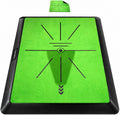 COSPOPTIC Golf Hitting Mat with Swing Path Feedback, Heavy-Duty Rubber Base Anti-Slip Golf Training Mat, Extra