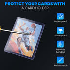 2000 Card Sleeves Top Loaders for Cards, 3" x 4" Hard Plastic Toploaders