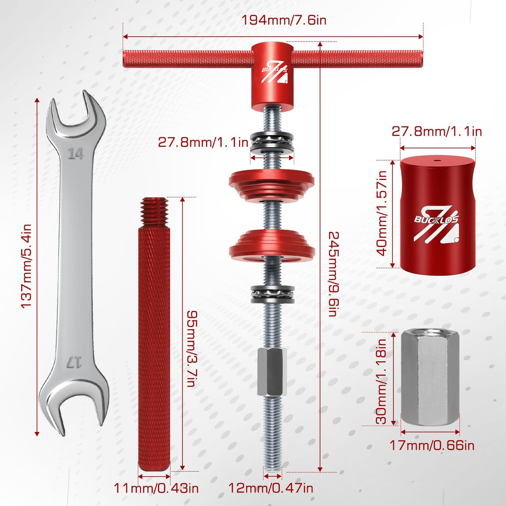 Bike Headset Bottom Bracket Bearing Press-in Install Tool Kit