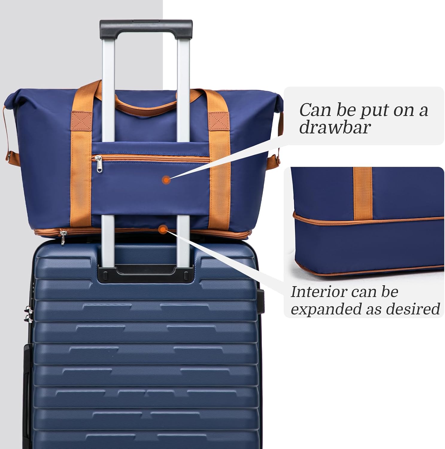 Luggage Sets 5 Piece Suitcases with Wheels, Suitcase Set ABS Hard Case Luggage with Spinner Wheels Durable Travel