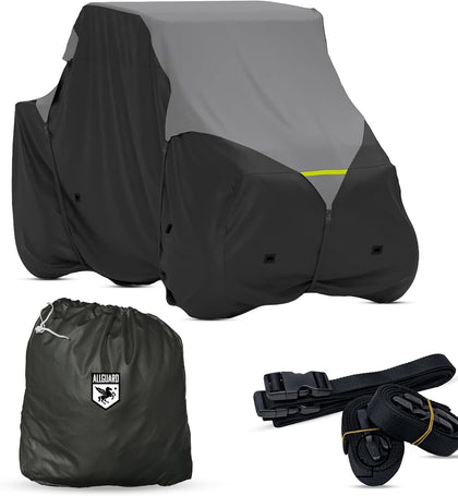 AllGuard Weatherproof Max UTV Cover, Heavy Duty 600D Marine Grade Polyester, Protects from Rain, Snow, Sun, UV & More