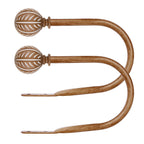 Wood Curtain Holdbacks 2pcs Big