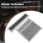 Microwave Charcoal Grease Filter Fit for GE PVM9005SJ1SS PVM9005SJ2SS
