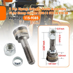 2 Pcs Stump Grinder Tooth Assembly Replace 115-9385