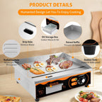 Electric Grill Commercial Griddle Flat Top Grill Teppanyaki Grill