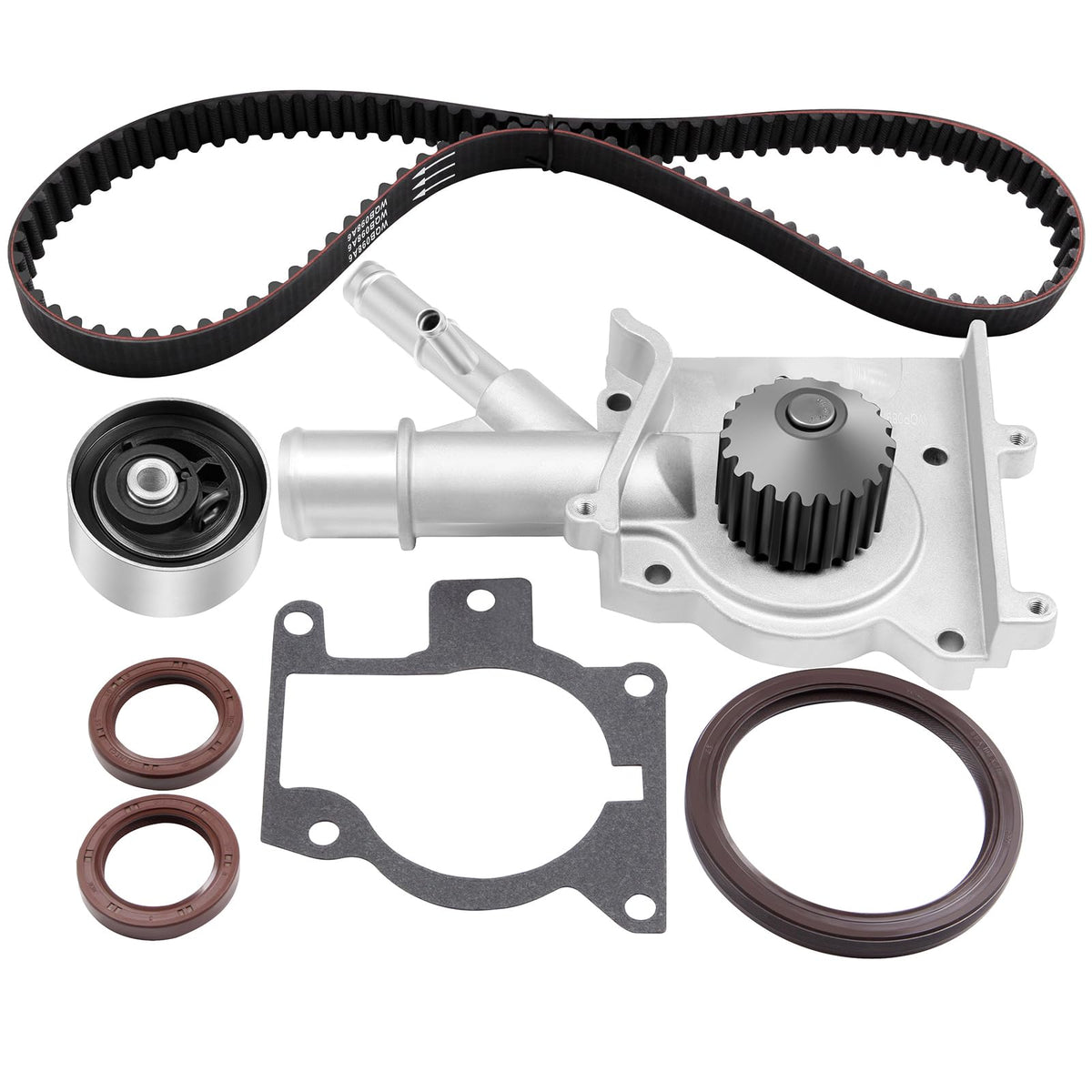 ECCPP Engine Timing Belt Kit with Water Pump Compatible for Ford