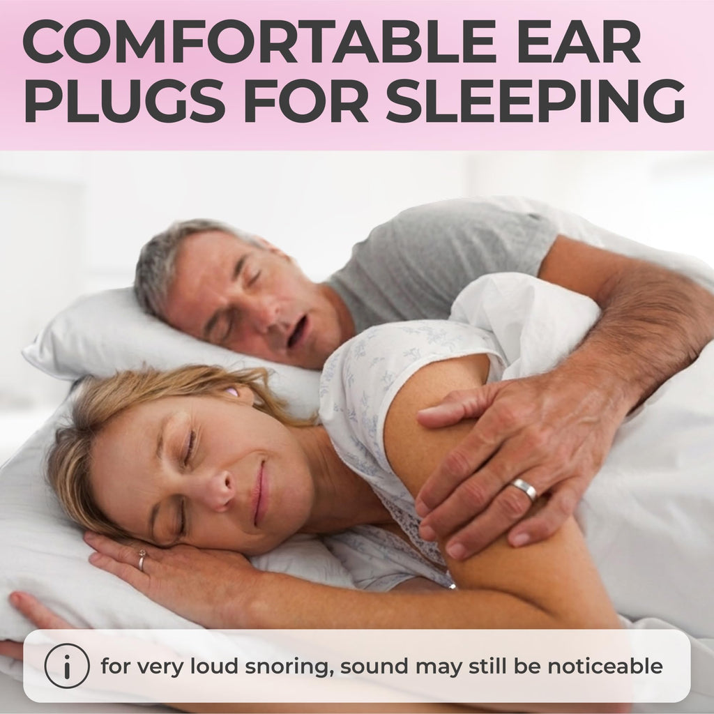 PQ Wax Ear Plugs for Sleeping, Silicone, Pink, 15 Count