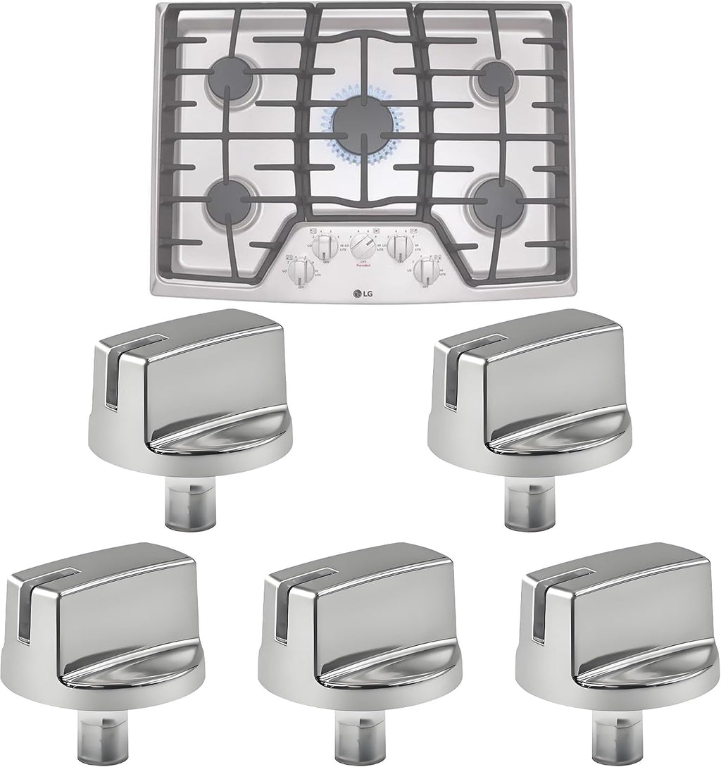 5Pack AEZ73293801 Burner Control Knob Compatible with LG Gas Range