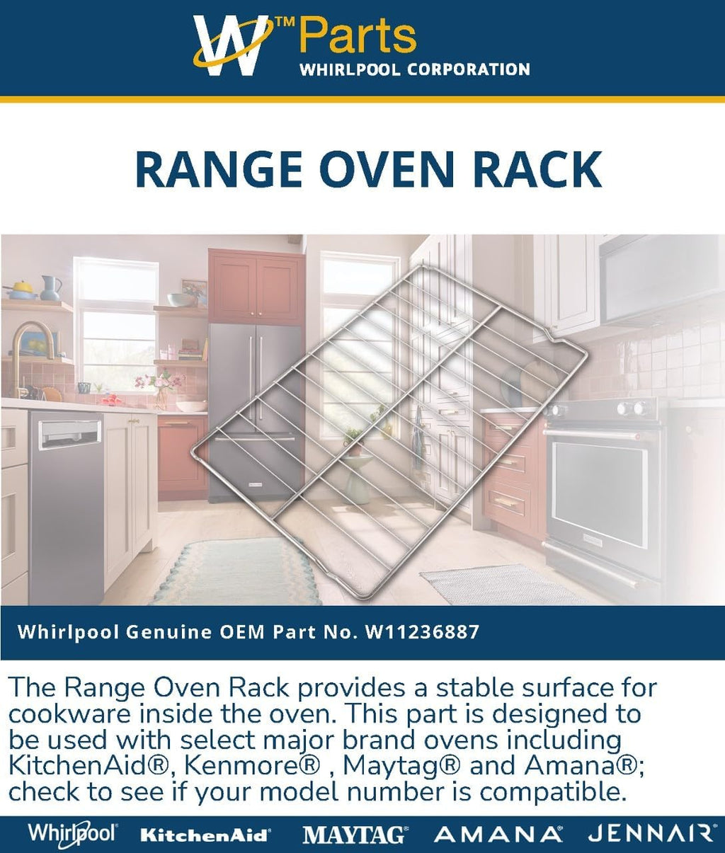 Whirlpool W11520287 OEM Range Oven Rack