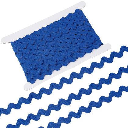 11 Yard 10mm Rick Rack RIC Rac Trim for Sewing Dark Blue