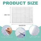 Fusible Interfacing with 2.5'' x 2.5'' Grid, Light, 48in X 4yd
