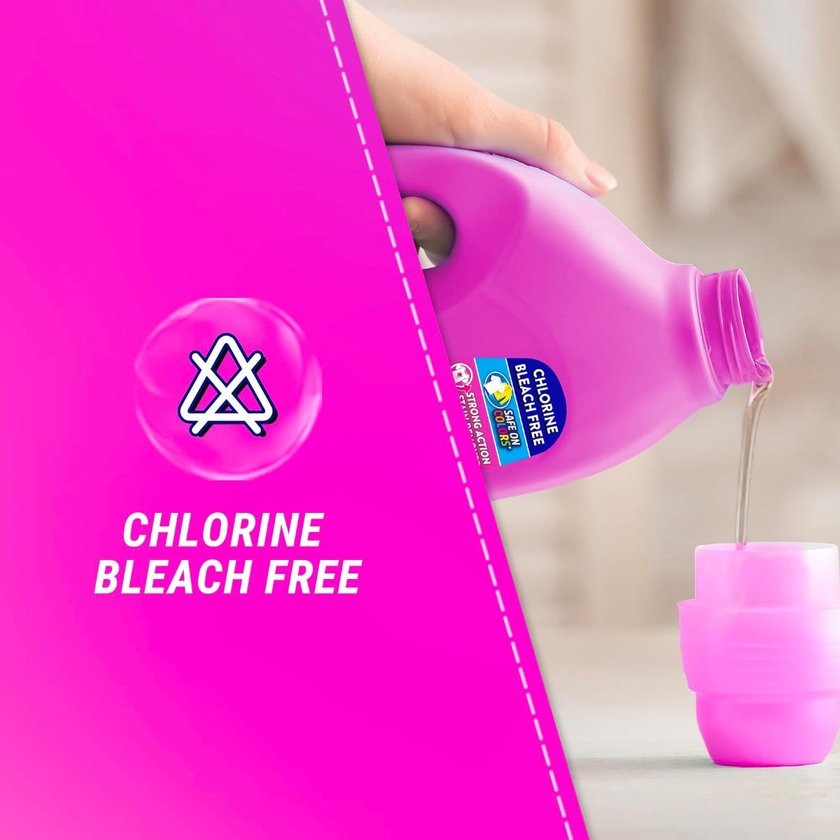 Pink Liquid Color Bleach Free Stain Remover 925ML