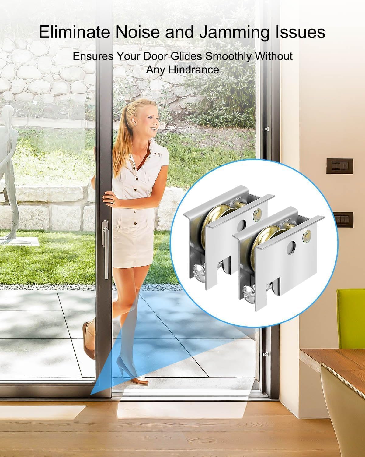 Sliding Door Roller Kit Fit for Pella Patio Replace 0C5Y00P0