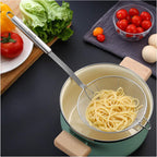Tenta tenta kitchen Solid Stainless Steel Spider Strainer Skimmer Ladle for Cooking and Frying, Kitchen Utensils Wire