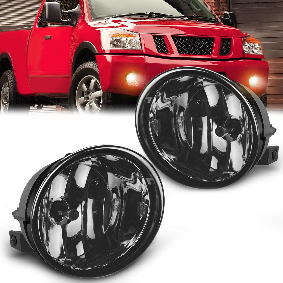 Fog Light Assembly Compatible with 2005 2006 2007 Nissan Armada
