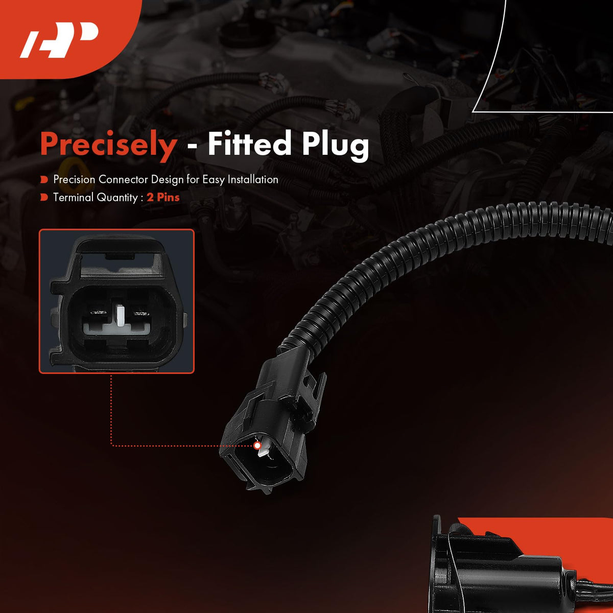 A-Premium Engine Coolant Temperature Sensor Compatible with Jeep Dodge