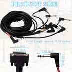 Cable Harness Snake Loom Replacement Compatible with Alesis Nitro Mesh Electronic Drum Set Module Surge Command Forge