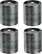 Thick 4 pcs 10oz Empty Candle Tins for Candle Making Vintage Style Candle Jars with Lid