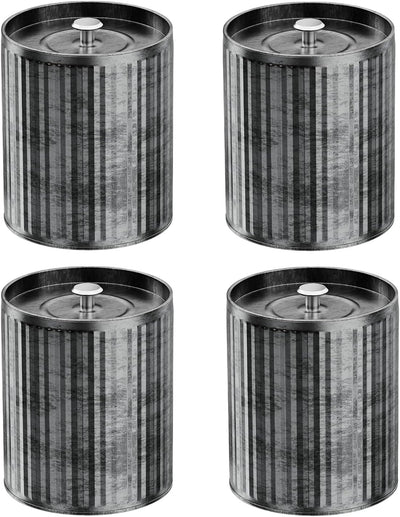 Thick 4 pcs 10oz Empty Candle Tins for Candle Making Vintage Style Candle Jars with Lid