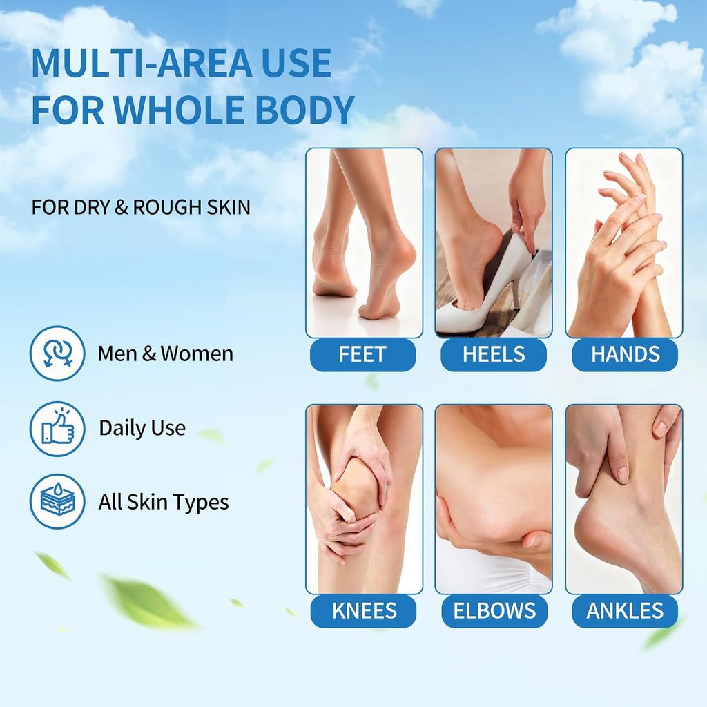 60% Urea Foot Cream Stick with 2% Salicylic Acid - Maximum Strength Callus Remover for Dry Cracked Heels, Hands