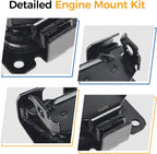 PAROD 2PCS A2802 Engine Motor Mount Fits 1996-2004 Chevy S10